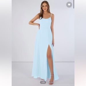 Azazie Moira- Sky blue A22